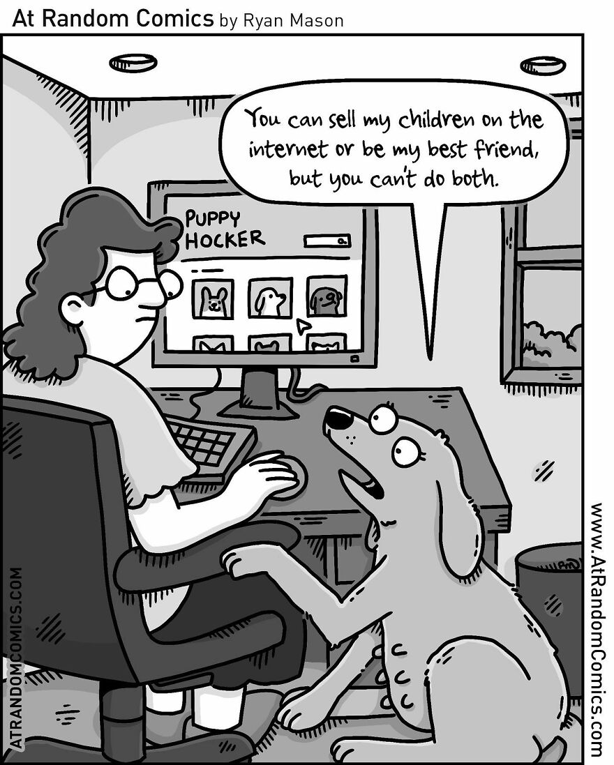 “At Random Comics”: 30 Witty Single-Panel Cartoons By This Artist (New Pics) “At Random Comics”: 30 Witty Single-Panel Cartoons By This Artist (New Pics)