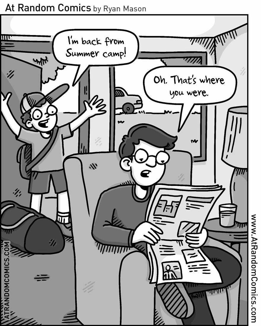 “At Random Comics”: 30 Witty Single-Panel Cartoons By This Artist (New Pics) “At Random Comics”: 30 Witty Single-Panel Cartoons By This Artist (New Pics)