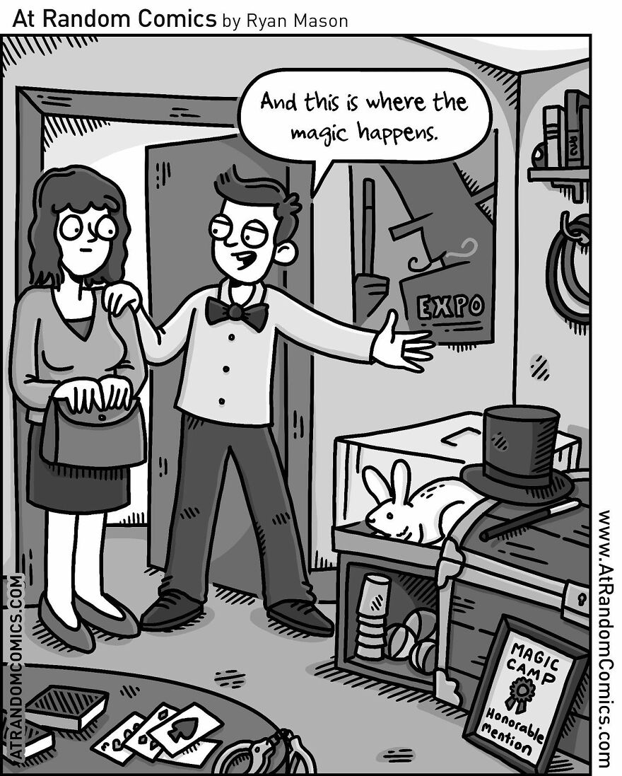 “At Random Comics”: 30 Witty Single-Panel Cartoons By This Artist (New Pics) “At Random Comics”: 30 Witty Single-Panel Cartoons By This Artist (New Pics)