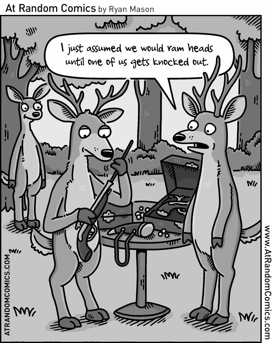 “At Random Comics”: 30 Witty Single-Panel Cartoons By This Artist (New Pics) “At Random Comics”: 30 Witty Single-Panel Cartoons By This Artist (New Pics)