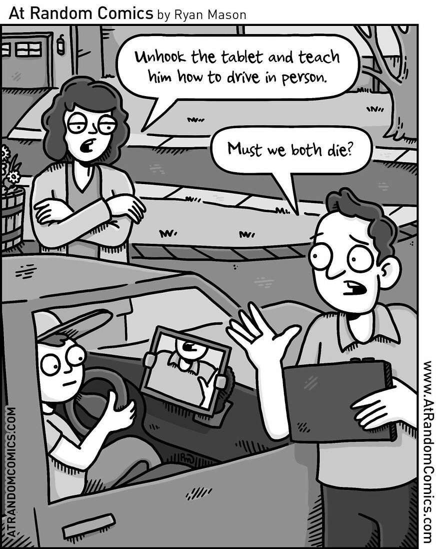 “At Random Comics”: 30 Witty Single-Panel Cartoons By This Artist (New Pics) “At Random Comics”: 30 Witty Single-Panel Cartoons By This Artist (New Pics)