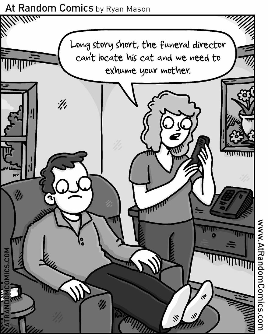 “At Random Comics”: 30 Witty Single-Panel Cartoons By This Artist (New Pics) “At Random Comics”: 30 Witty Single-Panel Cartoons By This Artist (New Pics)