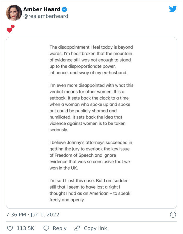 40 Of The Best Reactions People Posted In Response To Johnny Depp Winning His Defamation Lawsuit Against Ex-Wife Amber Heard