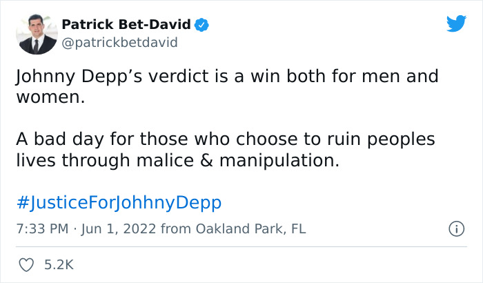 40 Of The Best Reactions People Posted In Response To Johnny Depp Winning His Defamation Lawsuit Against Ex-Wife Amber Heard