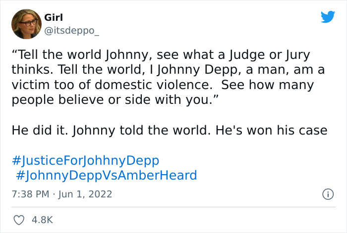 40 Of The Best Reactions People Posted In Response To Johnny Depp Winning His Defamation Lawsuit Against Ex-Wife Amber Heard