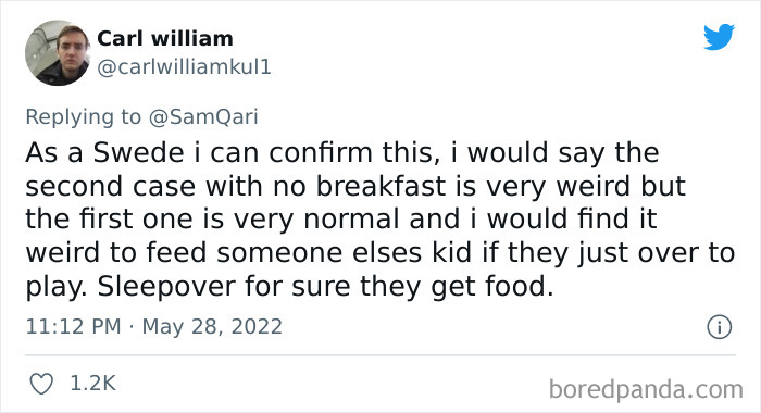Huge Debate Explodes Over Swedes’ Refusal to Feed Their Children’s Guests, And Here’re 30 Foreigners’ Best Reactions Huge Debate Explodes Over Swedes’ Refusal to Feed Their Children’s Guests, And Here’re 30 Foreigners’ Best Reactions