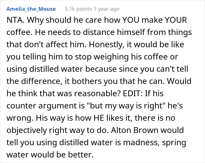 Woman Snaps At Fiancé Who Relentlessly Criticized Her Way Of Making Coffee, And Somehow She’s The “Bad Guy” Woman Snaps At Fiancé Who Relentlessly Criticized Her Way Of Making Coffee, And Somehow She’s The “Bad Guy”