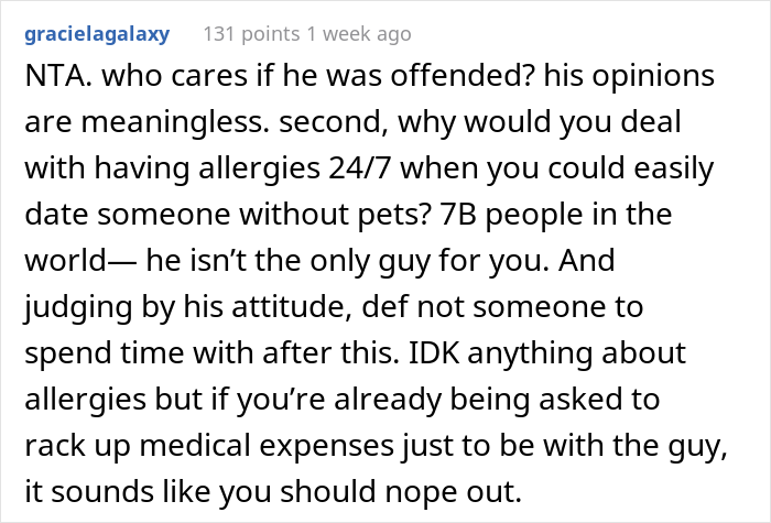 Person That Suffers From Allergy Went On A Date With A Cat Owner, Guy Caused A Scene When Told The Relationship Wasn’t Going To Work Person That Suffers From Allergy Went On A Date With A Cat Owner, Guy Caused A Scene When Told The Relationship Wasn’t Going To Work