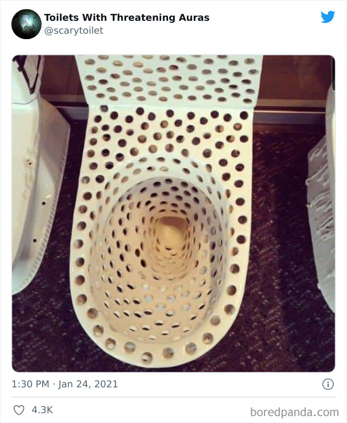 50 Of The Weirdest Lavatories From Around The World, As Shared By “Toilets With Threatening Auras” 50 Of The Weirdest Lavatories From Around The World, As Shared By “Toilets With Threatening Auras”