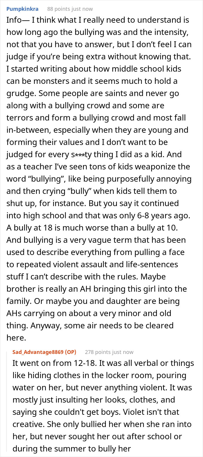 Man’s About To Marry His Sister’s Bully, Father Refuses To Give Her His Grandmother’s Heirloom Veil And Causes Family Drama Man’s About To Marry His Sister’s Bully, Father Refuses To Give Her His Grandmother’s Heirloom Veil And Causes Family Drama