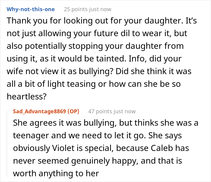 Man’s About To Marry His Sister’s Bully, Father Refuses To Give Her His Grandmother’s Heirloom Veil And Causes Family Drama Man’s About To Marry His Sister’s Bully, Father Refuses To Give Her His Grandmother’s Heirloom Veil And Causes Family Drama