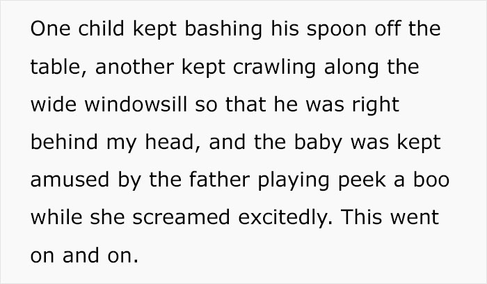 Woman Is Furious After Her Expensive Dinner Gets “Ruined” By Toddlers, Proposes A New Policy To Deal With Chaotic Children Woman Is Furious After Her Expensive Dinner Gets “Ruined” By Toddlers, Proposes A New Policy To Deal With Chaotic Children