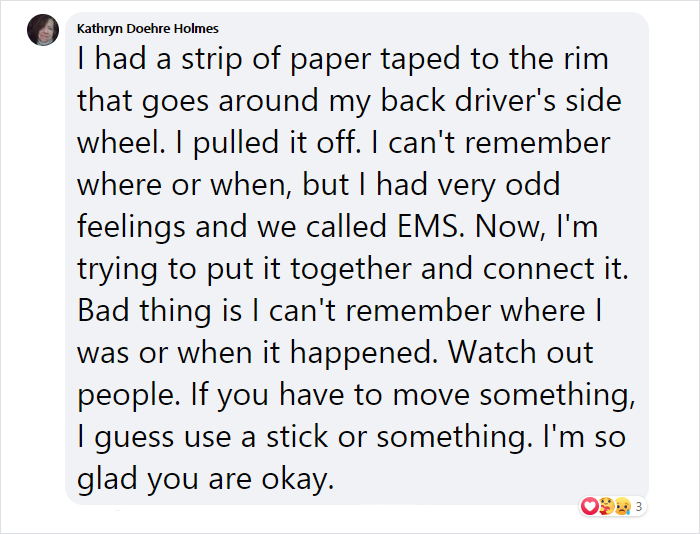 Woman Says She Ended Up In The Hospital Because She Removed A Napkin From Her Car, Creates A Video To Warn Others Woman Says She Ended Up In The Hospital Because She Removed A Napkin From Her Car, Creates A Video To Warn Others