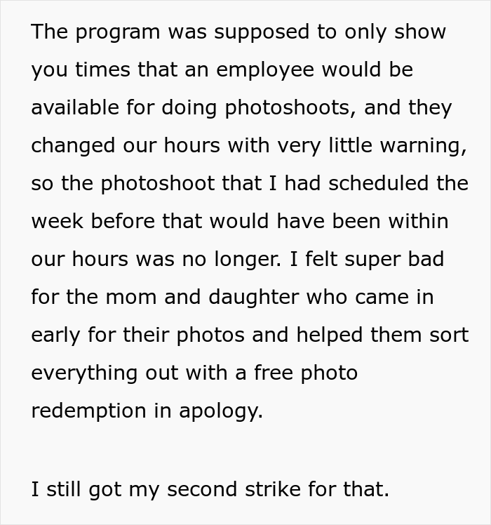 Company Fires Most Competent Worker Over A 3-Strike Policy, They Collect Their Self-Bought Equipment, Resulting In Store Closure Company Fires Most Competent Worker Over A 3-Strike Policy, They Collect Their Self-Bought Equipment, Resulting In Store Closure