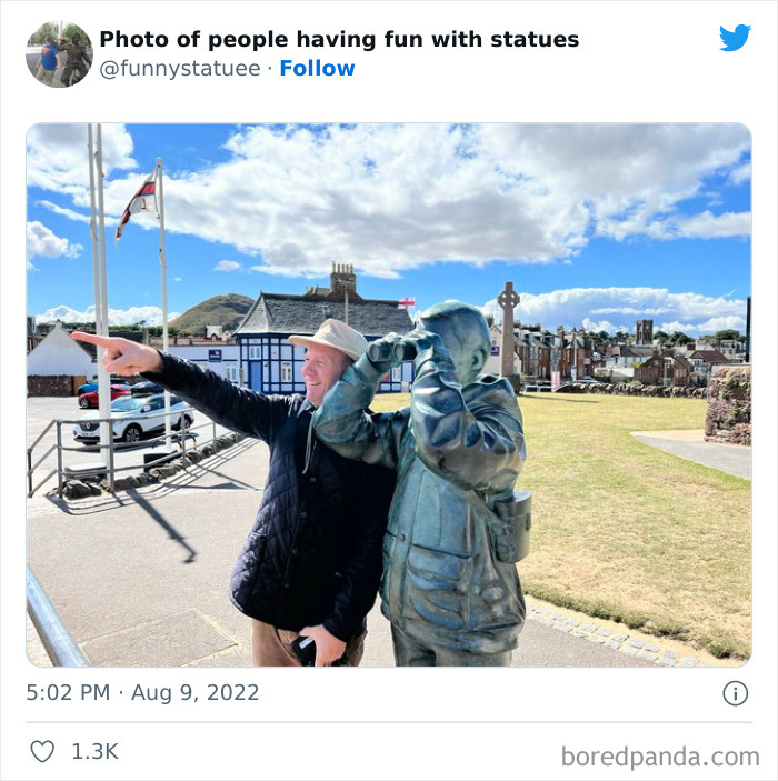&#8220;And This Is Why We Were Asked To Leave&#8221;: 40 Times People Took Their Photos With Statues To Another Level