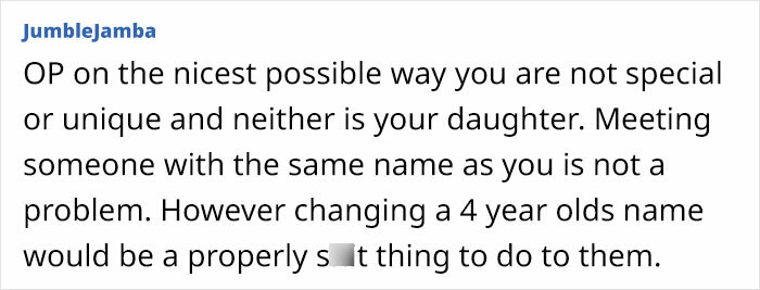 “I Love Her Name But HATE It’s So Common Now”: Mom Asks If She’s Being Unreasonable For Wanting To Change Her 4-Year-Old’s Name “I Love Her Name But HATE It’s So Common Now”: Mom Asks If She’s Being Unreasonable For Wanting To Change Her 4-Year-Old’s Name