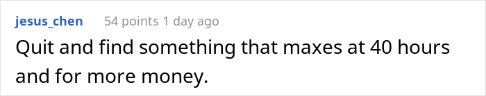 Boss Wants To Fire This Person Because They Don’t Want To Work More Than 60 Hours A Week Boss Wants To Fire This Person Because They Don’t Want To Work More Than 60 Hours A Week
