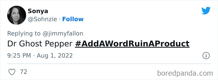 Jimmy Fallon Asks People To Ruin A Product With One Word, And Here Are 30 Hilarious Tweets Jimmy Fallon Asks People To Ruin A Product With One Word, And Here Are 30 Hilarious Tweets