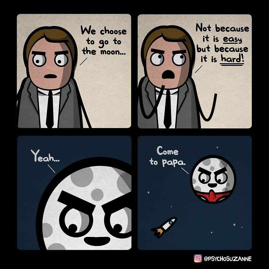 This Artist Creates Dark Yet Silly Comics About A Funny Grandma And Other Unexpected Situations (30 New Pics)