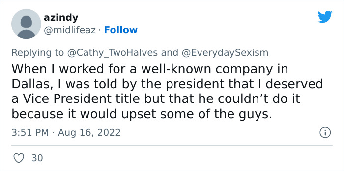 This Twitter Thread Is All About Casual Sexism At Work, And 30 Women Join In Sharing Their Infuriating Examples This Twitter Thread Is All About Casual Sexism At Work, And 30 Women Join In Sharing Their Infuriating Examples