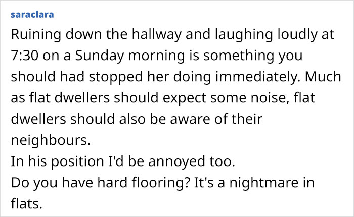Mom Is “Left Speechless” After Neighbor From Downstairs Has Enough Of Her Loud 3-Year-Old And Tells Her To Be Quiet Mom Is “Left Speechless” After Neighbor From Downstairs Has Enough Of Her Loud 3-Year-Old And Tells Her To Be Quiet