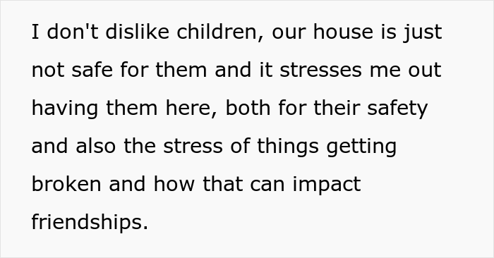 ‘Empty Nest’ Couple Gets Called Jerks For Not Allowing Friend’s Kids Over As They Consider Their House Not Safe For Children ‘Empty Nest’ Couple Gets Called Jerks For Not Allowing Friend’s Kids Over As They Consider Their House Not Safe For Children