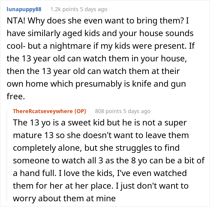 ‘Empty Nest’ Couple Gets Called Jerks For Not Allowing Friend’s Kids Over As They Consider Their House Not Safe For Children ‘Empty Nest’ Couple Gets Called Jerks For Not Allowing Friend’s Kids Over As They Consider Their House Not Safe For Children