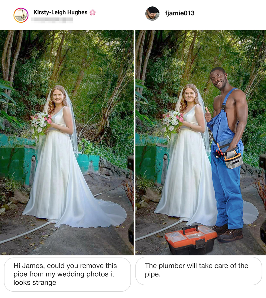 New Hilarious Photoshop Edits By Master Troll James Fridman Who Takes Photo Requests Too Literally (18 Pics) New Hilarious Photoshop Edits By Master Troll James Fridman Who Takes Photo Requests Too Literally (18 Pics)