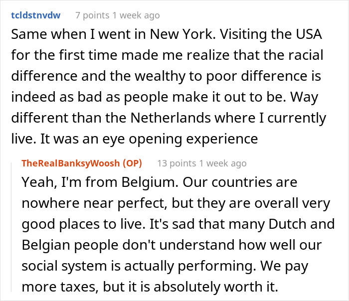 European Visits The USA For The First Time And Is Shocked And Disappointed By The Experience European Visits The USA For The First Time And Is Shocked And Disappointed By The Experience