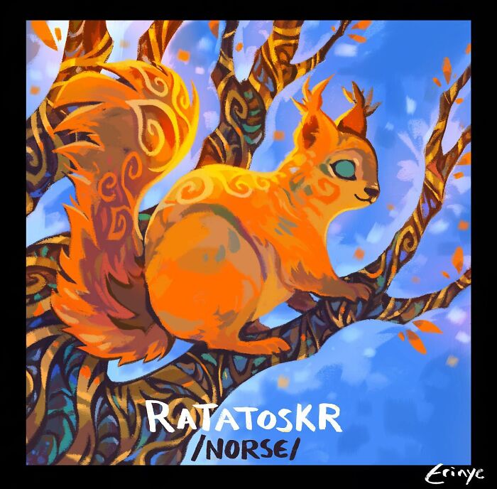 Artist Illustrated Magical Animals From Japanese, Hindu, Norse And Other Myths (20 Pics) Artist Illustrated Magical Animals From Japanese, Hindu, Norse And Other Myths (20 Pics)