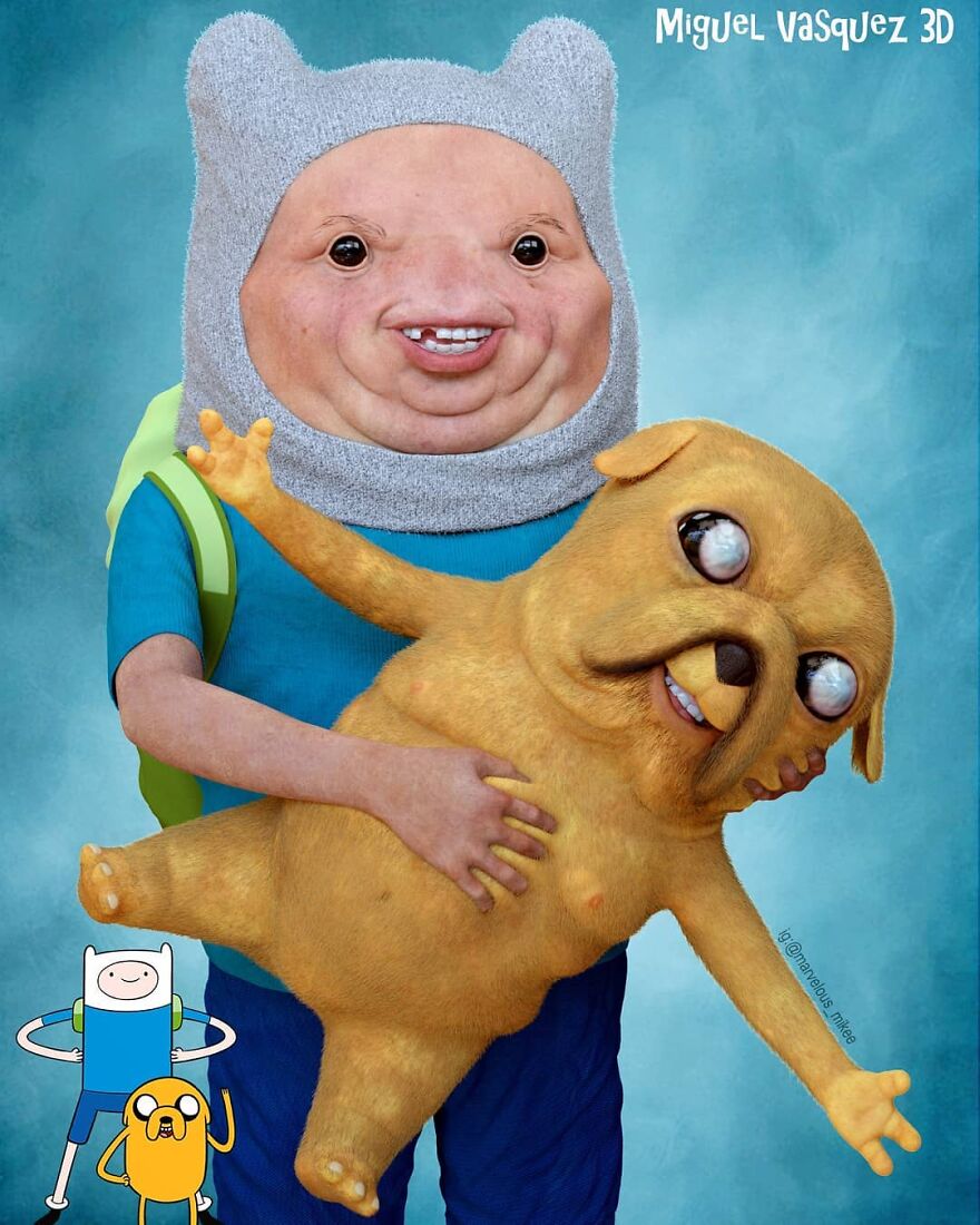 Artist “Ruins” The Childhood Of Millions By Creating Unsettling Digital Versions Of Popular Cartoon Characters And Memes (30 New Pics) Artist “Ruins” The Childhood Of Millions By Creating Unsettling Digital Versions Of Popular Cartoon Characters And Memes (30 New Pics)