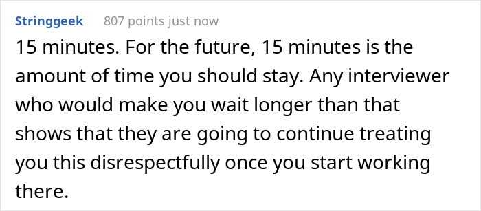 Person Attends A Job Interview But Leaves After An Hour Waiting In Vain, 20 People Online Tell Similar Tales Person Attends A Job Interview But Leaves After An Hour Waiting In Vain, 20 People Online Tell Similar Tales
