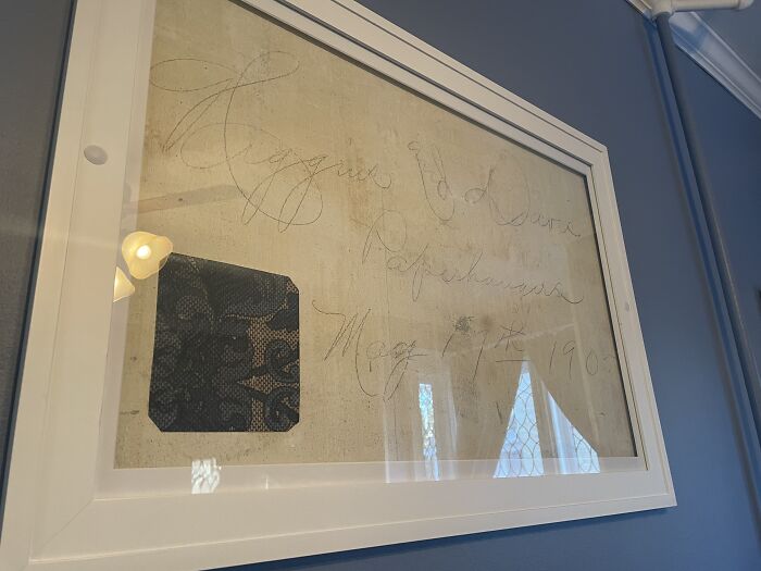 Hey Pandas, Post A Photo Of Something You Found While Renovating A Home Hey Pandas, Post A Photo Of Something You Found While Renovating A Home