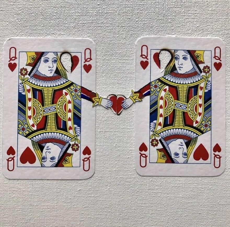 I Make Playing Card Collages To Display Scenes Of Love, Loss, And Other Emotions (15 Pics) I Make Playing Card Collages To Display Scenes Of Love, Loss, And Other Emotions (15 Pics)