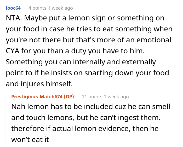 Dad Constantly Steals 17 Y.O. Daughter’s Food, She Deliberately Starts Adding Lemon To Her Food Because He Is Allergic To Citrus Dad Constantly Steals 17 Y.O. Daughter’s Food, She Deliberately Starts Adding Lemon To Her Food Because He Is Allergic To Citrus