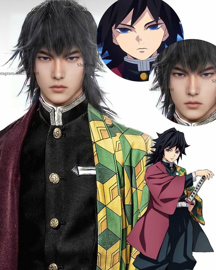 Using Artificial Intelligence, This Artist Recreated Anime And Video Game Characters To See What They Would Look Like In Reality (35 Pics)