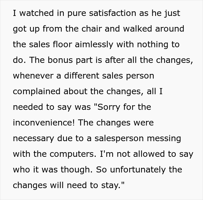 Management Brushes Off This Guy’s Concerns About A Certain Employee, So He Places Every Possible Restriction On His Computer Management Brushes Off This Guy’s Concerns About A Certain Employee, So He Places Every Possible Restriction On His Computer