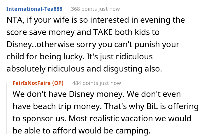 “We Can’t Favor One Child Over The Other”: Mom Wants To Punish Her Son As He Got To Go To Disney World While His Sister Didn’t “We Can’t Favor One Child Over The Other”: Mom Wants To Punish Her Son As He Got To Go To Disney World While His Sister Didn’t