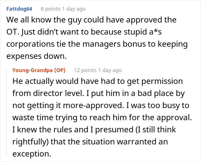 “Can’t Approve Overtime? Ok”: Employee Leaves Work During An Emergency Because Manager Wouldn’t Approve His Overtime “Can’t Approve Overtime? Ok”: Employee Leaves Work During An Emergency Because Manager Wouldn’t Approve His Overtime