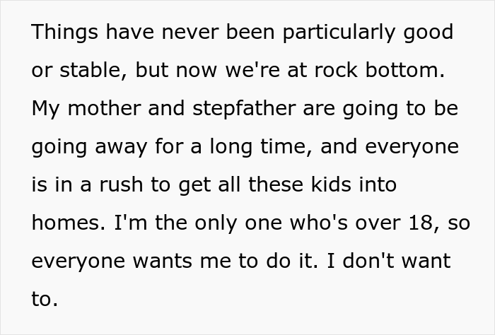“Am I A Jerk For Throwing My Siblings In Foster Care So I Can Have A Better Life?” “Am I A Jerk For Throwing My Siblings In Foster Care So I Can Have A Better Life?”