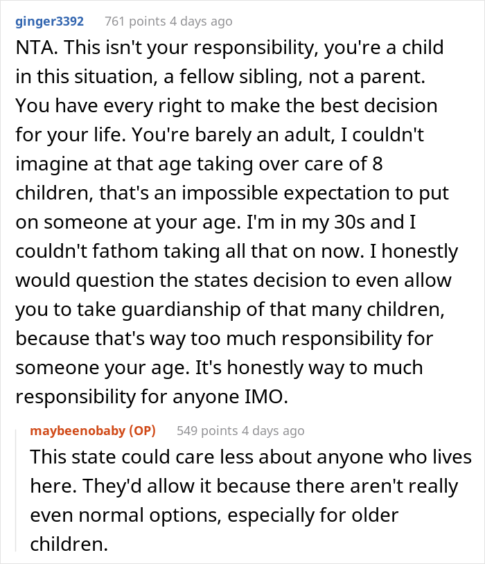 “Am I A Jerk For Throwing My Siblings In Foster Care So I Can Have A Better Life?” “Am I A Jerk For Throwing My Siblings In Foster Care So I Can Have A Better Life?”