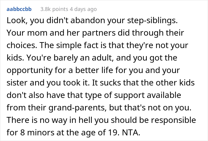 “Am I A Jerk For Throwing My Siblings In Foster Care So I Can Have A Better Life?” “Am I A Jerk For Throwing My Siblings In Foster Care So I Can Have A Better Life?”
