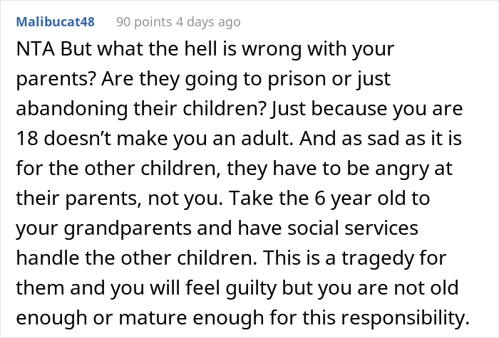 “Am I A Jerk For Throwing My Siblings In Foster Care So I Can Have A Better Life?” “Am I A Jerk For Throwing My Siblings In Foster Care So I Can Have A Better Life?”