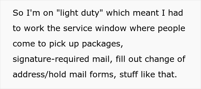 Injured Postal Worker Maliciously Complies With This Rude Customer’s Demand, Teaches Him A Lesson About Not Messing With Union Workers Injured Postal Worker Maliciously Complies With This Rude Customer’s Demand, Teaches Him A Lesson About Not Messing With Union Workers