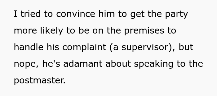 Injured Postal Worker Maliciously Complies With This Rude Customer’s Demand, Teaches Him A Lesson About Not Messing With Union Workers Injured Postal Worker Maliciously Complies With This Rude Customer’s Demand, Teaches Him A Lesson About Not Messing With Union Workers