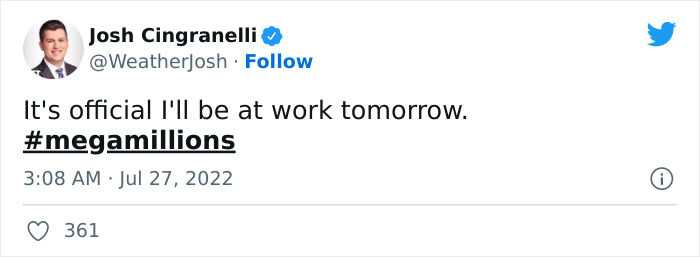 Someone In Illinois Has Won The $1.337 Billion Mega Millions Jackpot Prize, And Here Are The Best Twitter Reactions (30 Tweets) Someone In Illinois Has Won The $1.337 Billion Mega Millions Jackpot Prize, And Here Are The Best Twitter Reactions (30 Tweets)