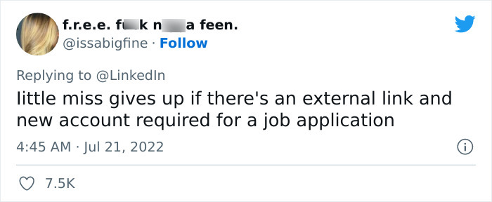 LinkedIn Dissed ‘Little Miss’ For Not Applying If There Is A Cover Letter Requirement And Twitter Users Respond LinkedIn Dissed ‘Little Miss’ For Not Applying If There Is A Cover Letter Requirement And Twitter Users Respond
