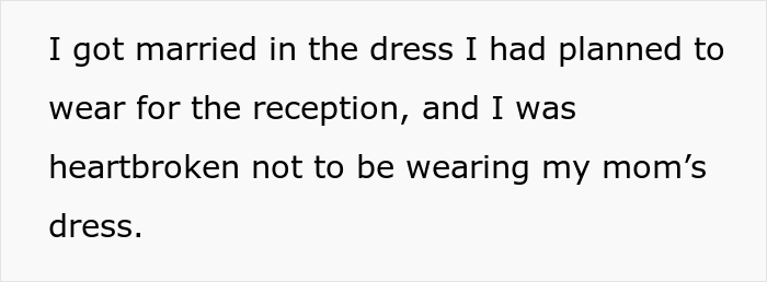 Bride Wanted To Wear Her Mom’s Wedding Gown To Her Own Wedding, Bridesmaid “Accidentally” Spilled Wine On It