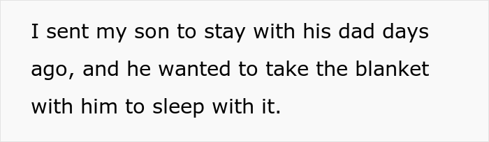 Family Drama Arises As Ex’s New Girlfriend Throws Out 3 Y.O. Step-Son’s Homemade Blanket, Mom Sets Her Straight By Complaining To In-Laws Family Drama Arises As Ex’s New Girlfriend Throws Out 3 Y.O. Step-Son’s Homemade Blanket, Mom Sets Her Straight By Complaining To In-Laws