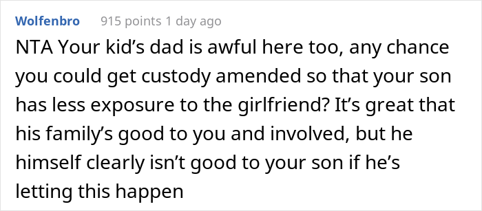 Family Drama Arises As Ex’s New Girlfriend Throws Out 3 Y.O. Step-Son’s Homemade Blanket, Mom Sets Her Straight By Complaining To In-Laws Family Drama Arises As Ex’s New Girlfriend Throws Out 3 Y.O. Step-Son’s Homemade Blanket, Mom Sets Her Straight By Complaining To In-Laws
